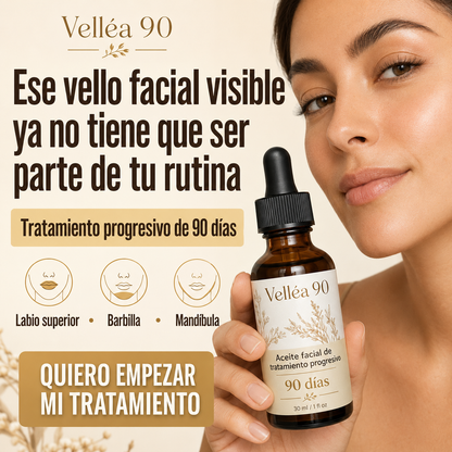 VELLEA90 - SERUM ELIMINADOR DE VELLO FACIAL