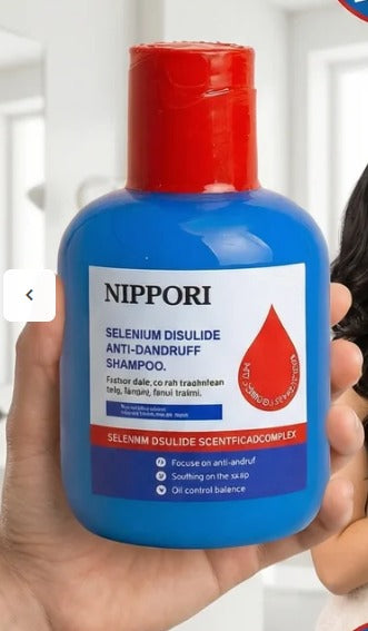 SHAMPOO NIPPORI - 4 EN 1 (CASPA,, ACNE, HONGOS, CRECIMIENTO CAPILAR)